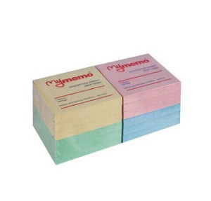 CF. 12 MY MEMO 76X76 COLORE PASTELLO ASSORTITI Foto prodotto